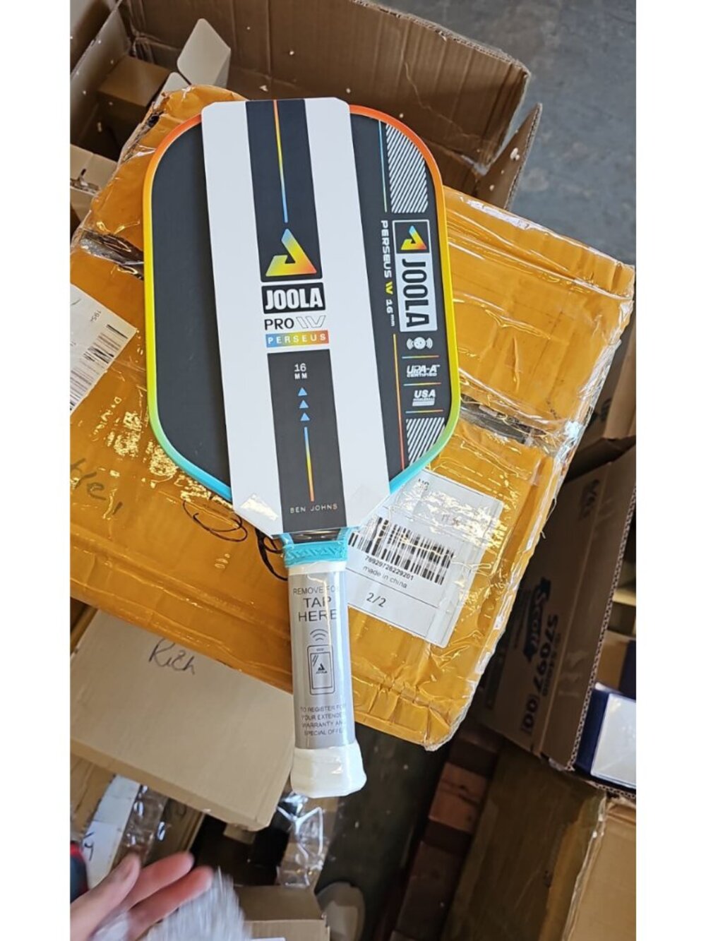 JOOLA Ben Johns Perseus Pro IV 16mm Carbon Pickleball Paddle NEW